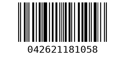 Barcode 042621181058