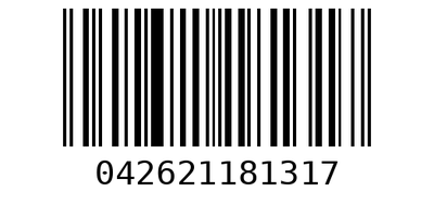 Barcode 042621181317