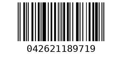 Barcode 042621189719