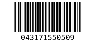 Barcode 043171550509