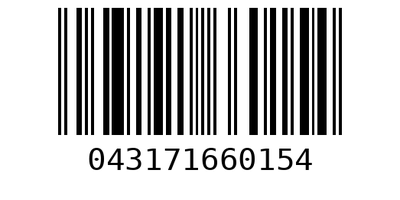 Barcode 043171660154
