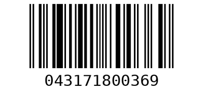 Barcode 043171800369