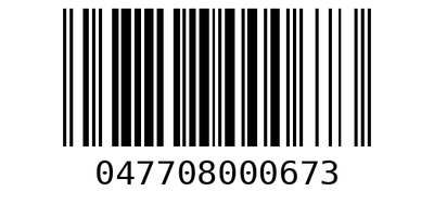 Barcode 047708000673