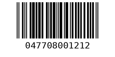 Barcode 047708001212