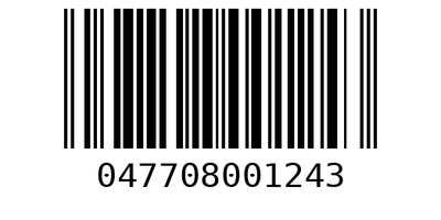 Barcode 047708001243
