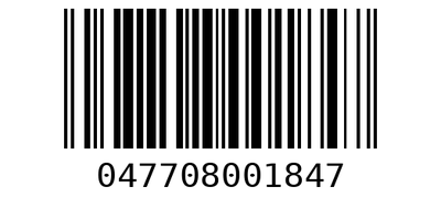 Barcode 047708001847
