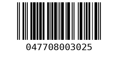 Barcode 047708003025