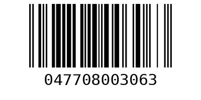 Barcode 047708003063