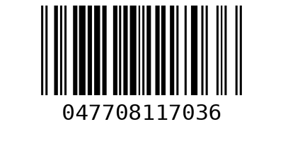 Barcode 047708117036