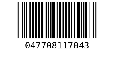 Barcode 047708117043