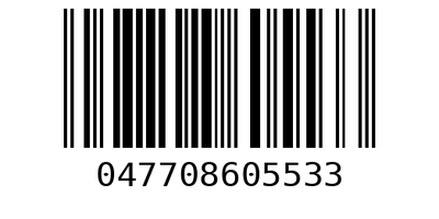 Barcode 047708605533