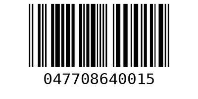 Barcode 047708640015