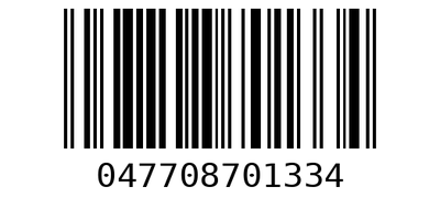 Barcode 047708701334
