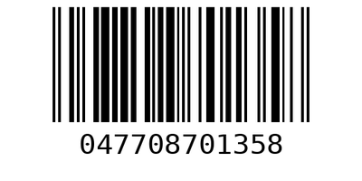 Barcode 047708701358