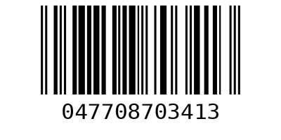 Barcode 047708703413