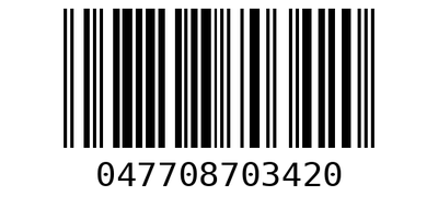 Barcode 047708703420