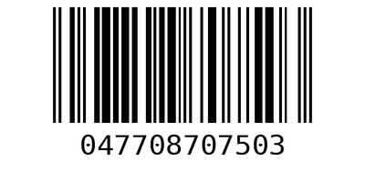 Barcode 047708707503