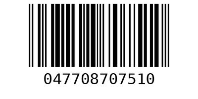 Barcode 047708707510