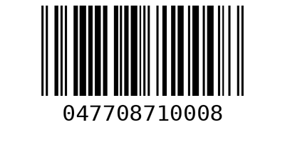 Barcode 047708710008