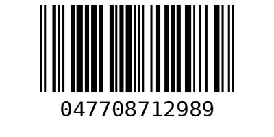 Barcode 047708712989