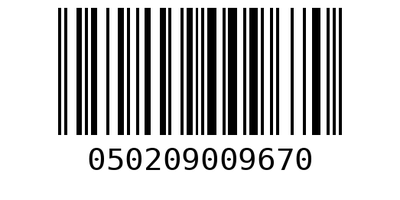 Barcode 050209009670