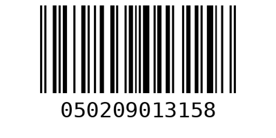 Barcode 050209013158
