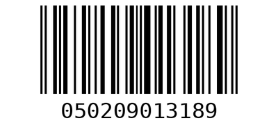 Barcode 050209013189