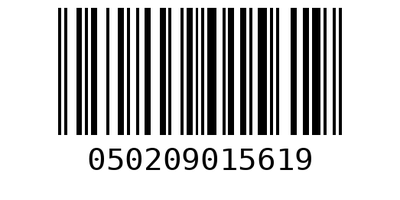 Barcode 050209015619