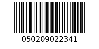 Barcode 050209022341