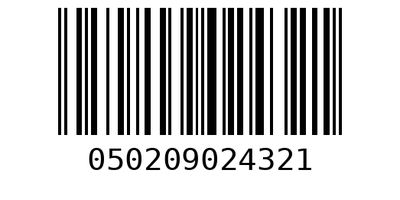 Barcode 050209024321