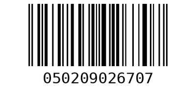 Barcode 050209026707