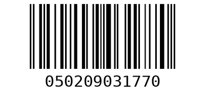 Barcode 050209031770