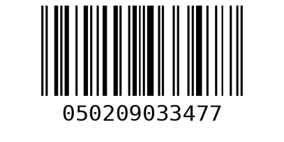 Barcode 050209033477