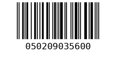 Barcode 050209035600