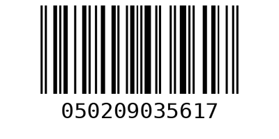 Barcode 050209035617