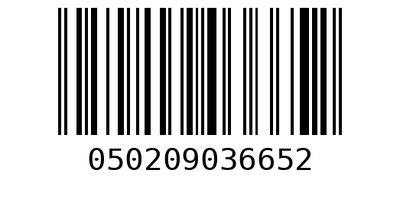 Barcode 050209036652