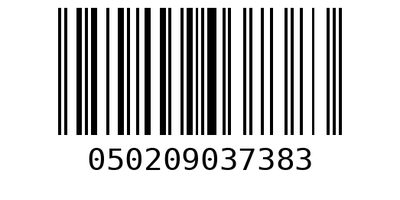 Barcode 050209037383