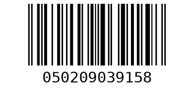 Barcode 050209039158