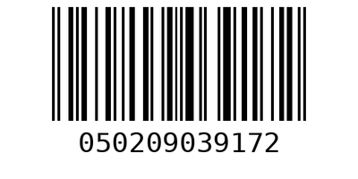 Barcode 050209039172