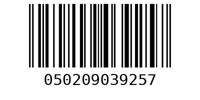 Barcode 050209039257
