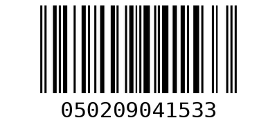 Barcode 050209041533