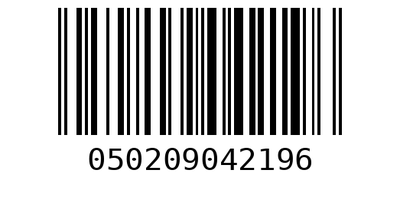 Barcode 050209042196