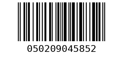 Barcode 050209045852
