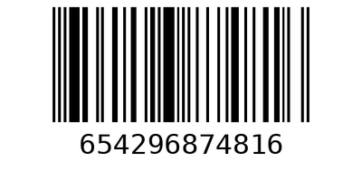 Barcode 654296874816