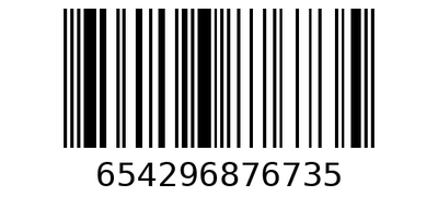 Barcode 654296876735