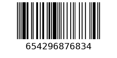 Barcode 654296876834