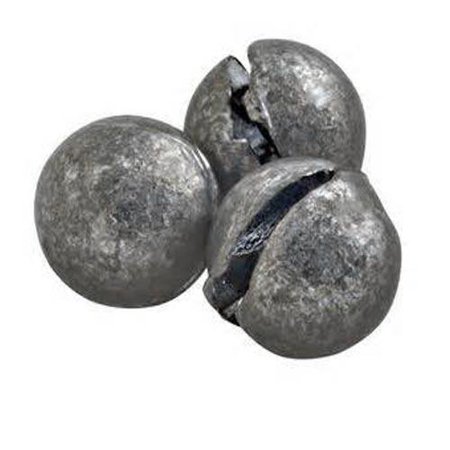 EAGLE CLAW ROUND NON REMOVABLE LEAD SPLIT SHOT, SIZE 3/0