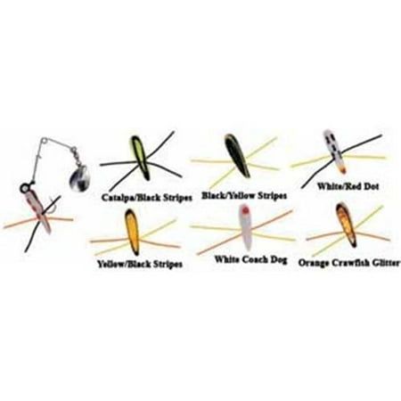 BETTS GRUNT (LEGS)W/SP BODY 1/16 OZ 1-1/4" GRUB CATALPA/BLK STRIPE