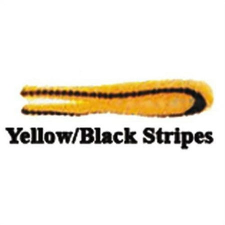 BETTS GRUNT (LEGS)W/SP BODY 1/16 OZ 1-1/4" GRUB YELLOW/BLK STRIPE