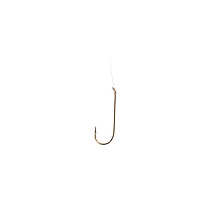 EAGLE CLAW SNELLED HOOK WIRE BRONZE HOOK SZ 6 24 TO BOX